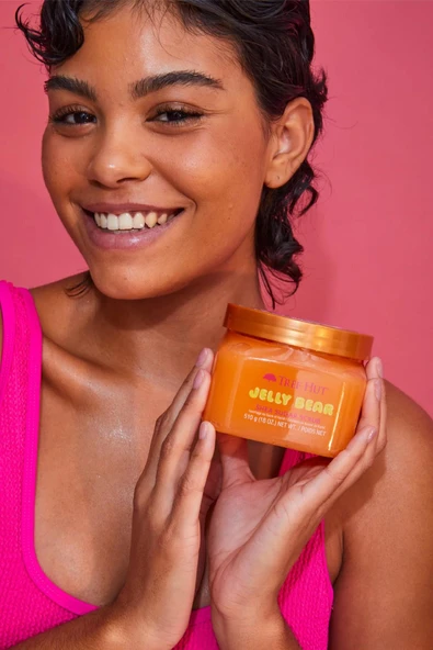 Tree Hut Jelly Bear Shea Sugar Scrub Vücut Peelingi 510GR - Resim 5