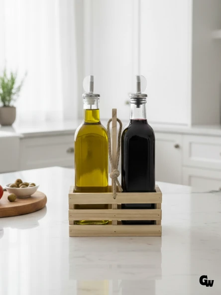 Ahşap Doğal 2Li Set Yağdanlık ve Sosluk Takımı(SET)(IHLAMUR - KAVAK) Ahşap Rengi 5 SET ürün görseli