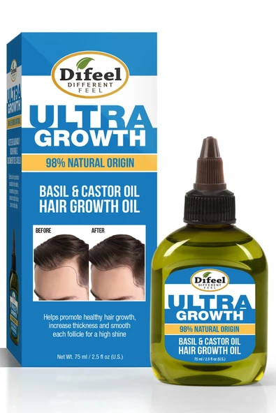 Difeel Ultra Growth Erkekler İçin Saç Bakım Yağı 75ML ürün görseli 1