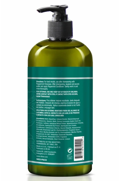 Difeel Peppermint Saç Derisi Bakım Saç Kremi 1LT - Resim 2