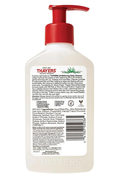 Thayers pH Balancing Günlük Yüz Temizleme Jeli 237ML - Resim 2