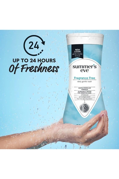 Summer's Eve Fragrance Free Özel Bölge İntim Yıkama Jeli 444ML - Resim 3