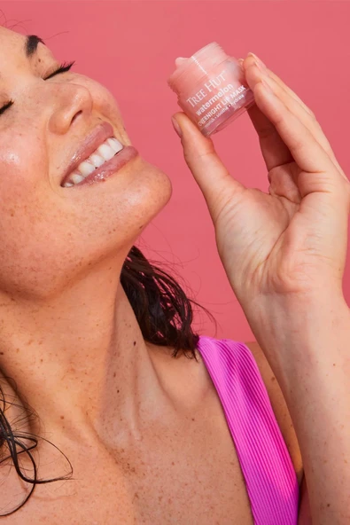 Tree Hut Watermelon Gece Boyu Nemlendirici Dudak Maskesi 17GR - Resim 4