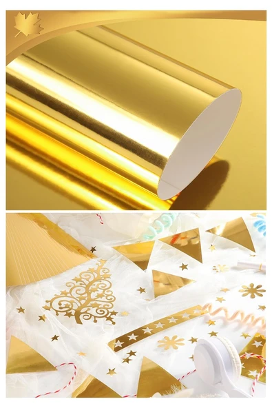 Kırmızı Renkli 50x70 Metalik Aynalı Fon Kartonu 5 Adet 1 Paket ArtMaster Metalik Aynalı Fon Kartonu - Resim 3