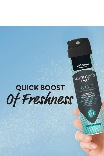Summer's Eve Active Özel Bölge İntim Deodorant Sprey 56.7GR - Resim 3
