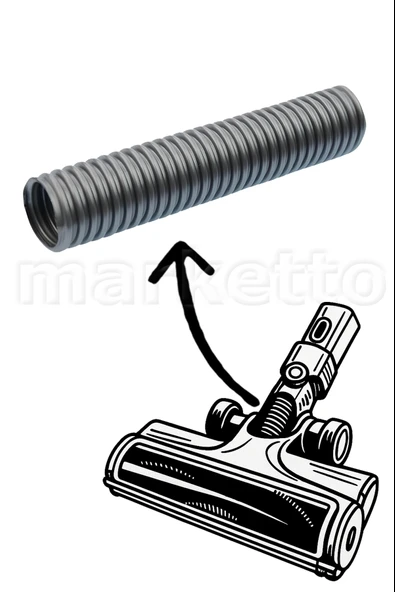 Fakir 45022345 Şarjlı Süpürge Uyumlu Emici Başlık Ara Hortumu - Resim 2