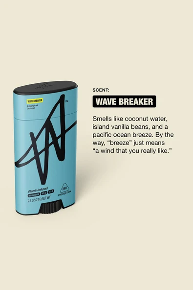 W Labs Wave Breaker Antiperspirant Stick Deodorant 74GR - Resim 5