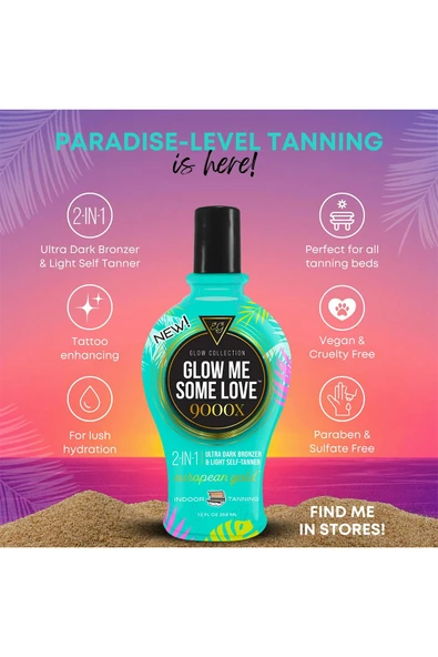 European Gold Glow Me Some Love 9000X Solaryum Losyonu 354ML - Resim 3