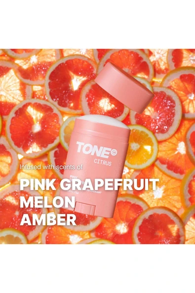 Tone Citrus Pink Grapefruit Alüminyumsuz Stick Deodorant 75GR - Resim 3