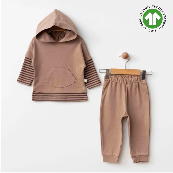 LitaeTrend Eslenza Turk Organik 2'li Takım 0051 Kahve ürün görseli 1