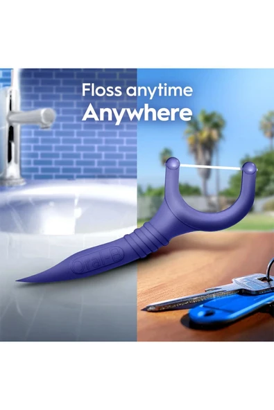 Oral-B Glide Arctic Peppermint Oil Çatal Diş İpi Kürdanlı 75 Adet - Resim 7