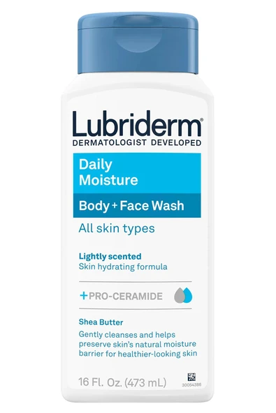Lubriderm Günlük Nemlendirici Vücut ve Yüz Yıkama Jeli 473ML ürün görseli 1