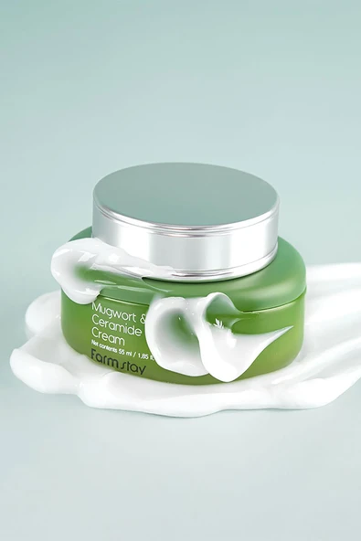 Farmstay Mugwort & Ceramide Yüz Kremi 55ML - Resim 4