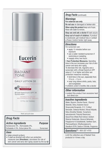 Eucerin Radiant Tone SPF30 Koyu Leke Karşıtı Günlük Yüz Losyonu 50ML - Resim 2