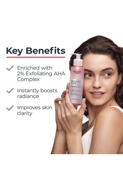Eucerin Radiant Tone Koyu Leke Karşıtı Yüz Temizleme Jeli 200ML - Resim 3