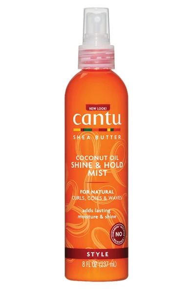 Cantu Shea Butter Coconut Oil Parlaklık ve Şekillendirme Saç Spreyi 236ML ürün görseli 1
