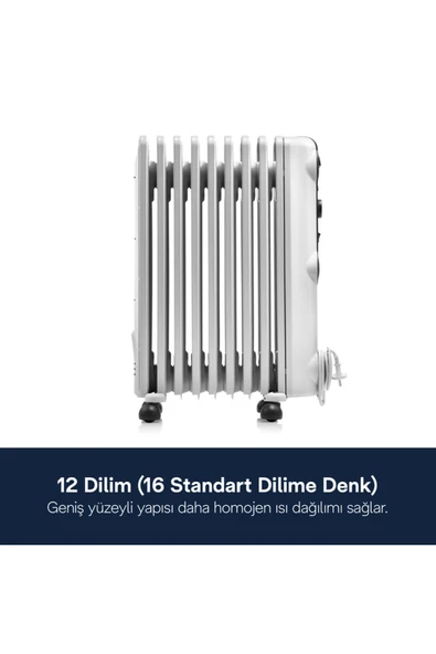 Radia S, TRRS1225C Comfort Yağlı Radyatör - Resim 3