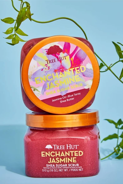 Tree Hut Enchanted Jasmine Shea Sugar Scrub Vücut Peelingi 510GR - Resim 2