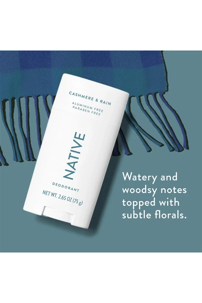 Native Cashmere & Rain Alüminyumsuz Stick Deodorant 75GR - Resim 4