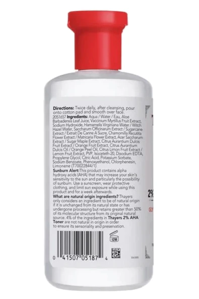 Thayers 2% AHA Yüz Toniği 355ML - Resim 2
