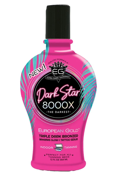 European Gold Dark Star 8000X Solaryum Losyonu 354ML ürün görseli