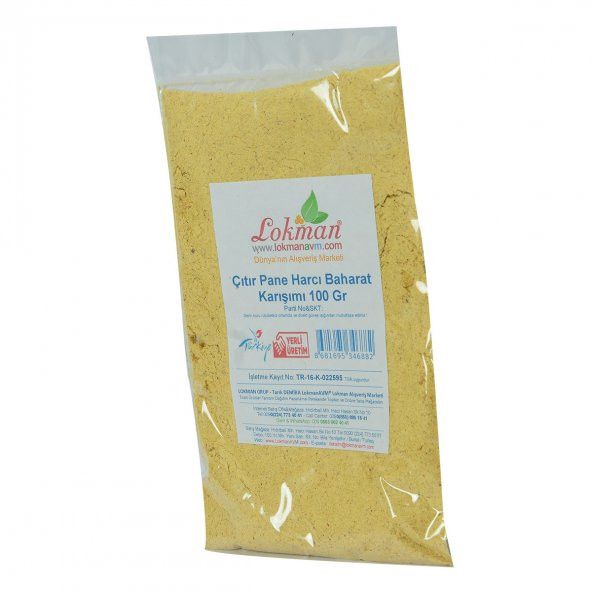 Çıtır Pane Harcı Baharat Karışımı 100 Gr Paket - 4