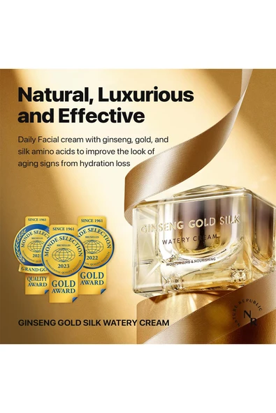 Nature Republic Ginseng Gold Silk Nemlendirici Yüz Kremi 70.8GR - Resim 2