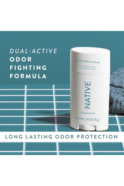 Native Cashmere & Rain Alüminyumsuz Stick Deodorant 75GR - Resim 7