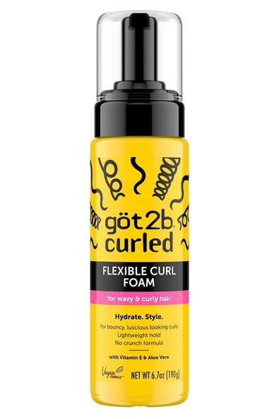 GOT2B Curled Esnek Bukle Belirginleştirici Saç Köpüğü 190GR ürün görseli 1