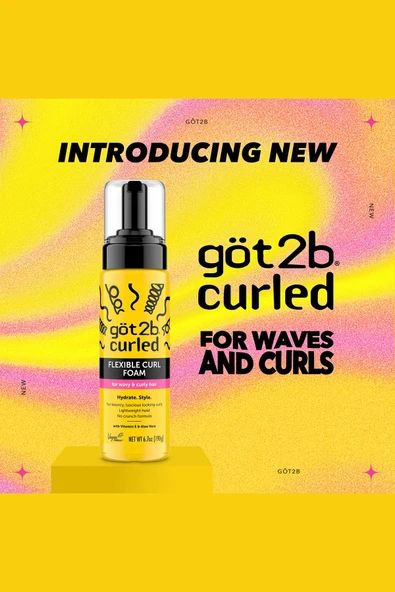 GOT2B Curled Esnek Bukle Belirginleştirici Saç Köpüğü 190GR - Resim 3