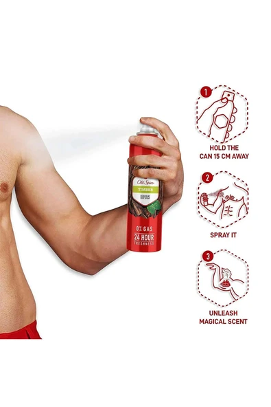 Old Spice Timber Erkek Deodorant Vücut Spreyi 140ML - Resim 6