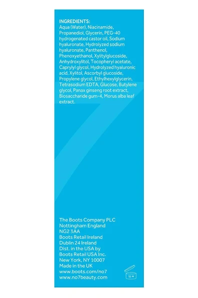 No7 HydraLuminous+ 2% Hyaluronic Acid Yüz Serumu 30ML - Resim 3