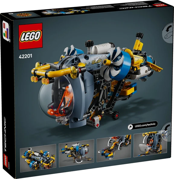 LEGO® Technic Derin Deniz Araştırma Denizaltısı - 42201 - Resim 7