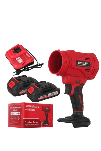 Profesyonel 21v Çift Akü Hava Üfleme akülü yaprak üfleme ürün görseli