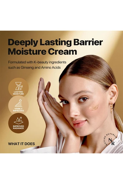 Nature Republic Ginseng Gold Silk Nemlendirici Yüz Kremi 70.8GR - Resim 5