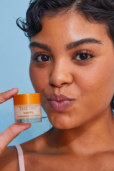 Tree Hut Vanilla Gece Boyu Nemlendirici Dudak Maskesi 17GR - Resim 6