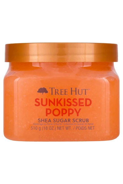 Tree Hut Sunkissed Poppy Shea Sugar Scrub Vücut Peelingi 510GR ürün görseli