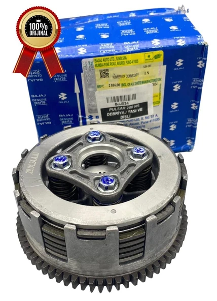 Bajaj Pulsar Ns 200-Rs 200 Debriyaj Seti Komple Orjinal 2021-25 (DT551409) Supermoto ürün görseli 1