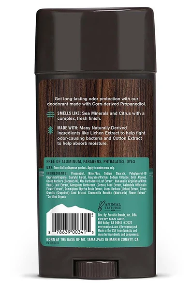 Every Man Jack Sea Salt Alüminyumsuz Stick Deodorant 85GR - Resim 2