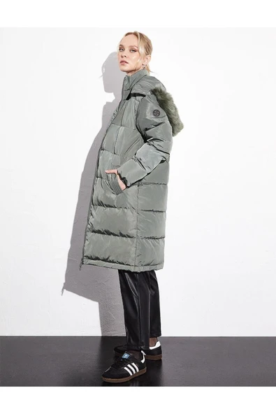 KA-A23-27008 KAYRA KAZ TÜYÜ MONT - Resim 3