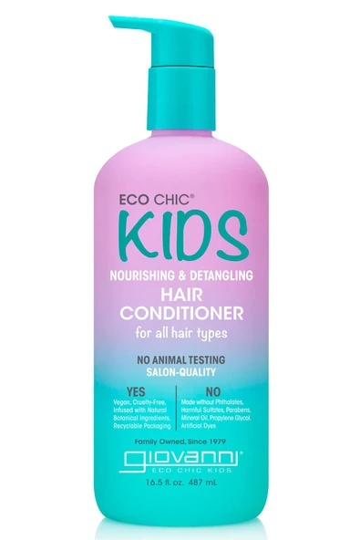 Giovanni Eco Chic Kids Besleyici ve Dolaşıklık Açıcı Çocuk Saç Kremi 487ML ürün görseli