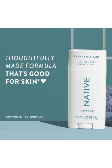 Native Cashmere & Rain Alüminyumsuz Stick Deodorant 75GR - Resim 6