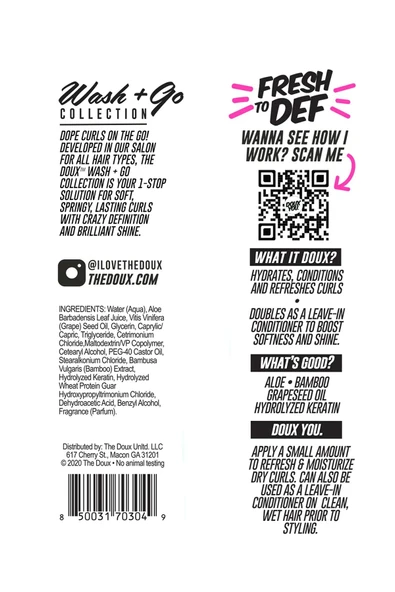 The Doux Fresh To Def Bukle Belirginleştirici Durulanmayan Saç Spreyi 236ML - Resim 2