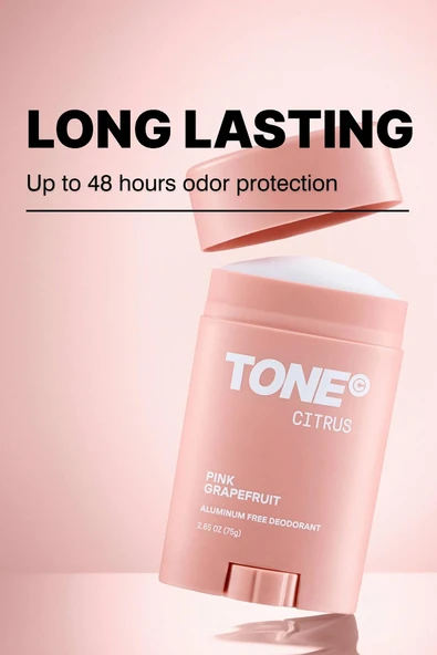 Tone Citrus Pink Grapefruit Alüminyumsuz Stick Deodorant 75GR - Resim 4