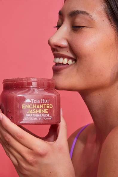 Tree Hut Enchanted Jasmine Shea Sugar Scrub Vücut Peelingi 510GR - Resim 4