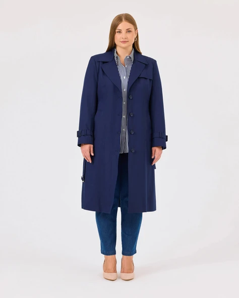 10002422114002 GALAXİ TRENÇKOT - Resim 7