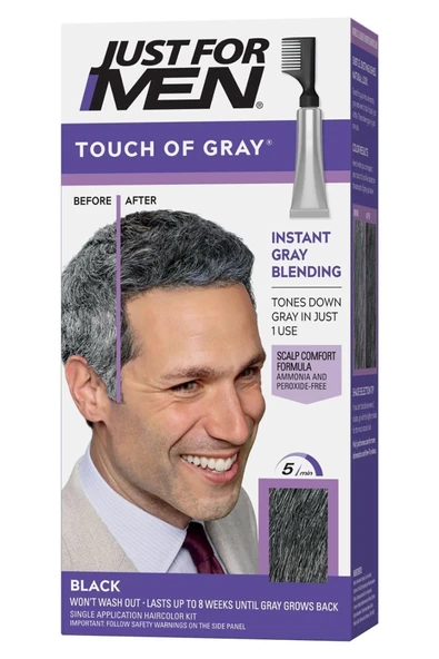 Just For Men Touch Of Gray Saç Boyası T55-Siyah ürün görseli