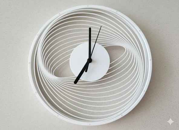 3D Baskı Duvar Saati - Resim 2