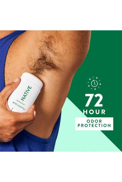 Native Eucalyptus & Mint Alüminyumsuz Stick Deodorant 75GR - Resim 5