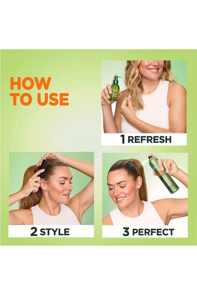 Garnier Fructis Sleek & Shine No:4 Elektriklenme Karşıtı Şekillendirici Saç Spreyi 234GR - Resim 5